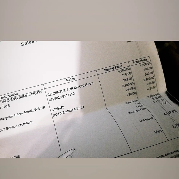 Engagement ring sets - Picture 7 of 8